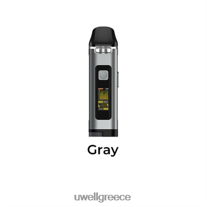 UWELL Disposable Vape - 4XVT2F120 UWELL CROWN D κιτ λοβών γκρί
