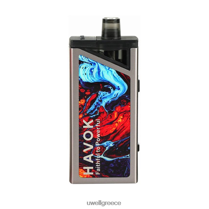 UWELL E Cigarette - 4XVT2F189 UWELL HAVOK V1 κιτ 65w ασήμι