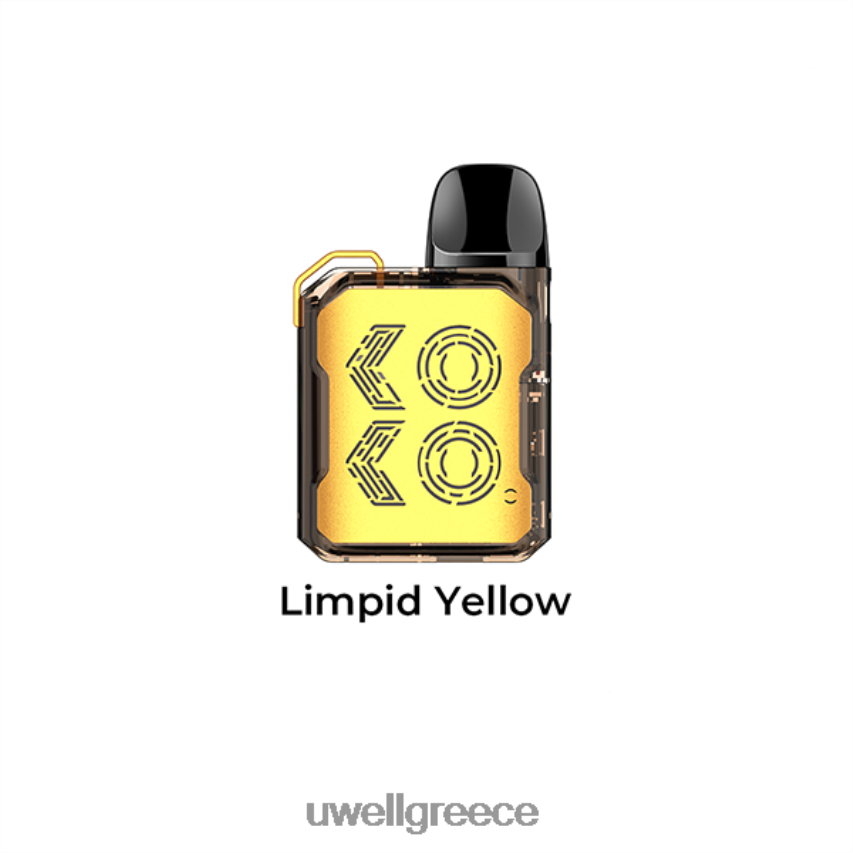 UWELL Athens - 4XVT2F103 UWELL CALIBURN GK2 κιτ λοβών διαυγές κίτρινο
