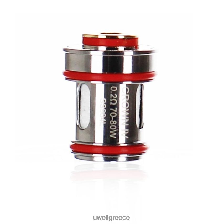 UWELL Athens - 4XVT2F183 UWELL CROWN 4 ανταλλακτικά πηνία (4-συσκευασία) διπλό πηνίο 04ohm