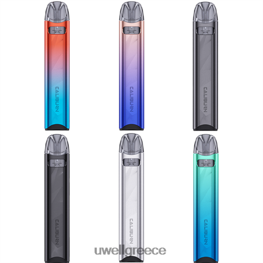 UWELL Athens - 4XVT2F23 UWELL CALIBURN A3S κιτ (σύστημα pod) διαστημικό γκρι