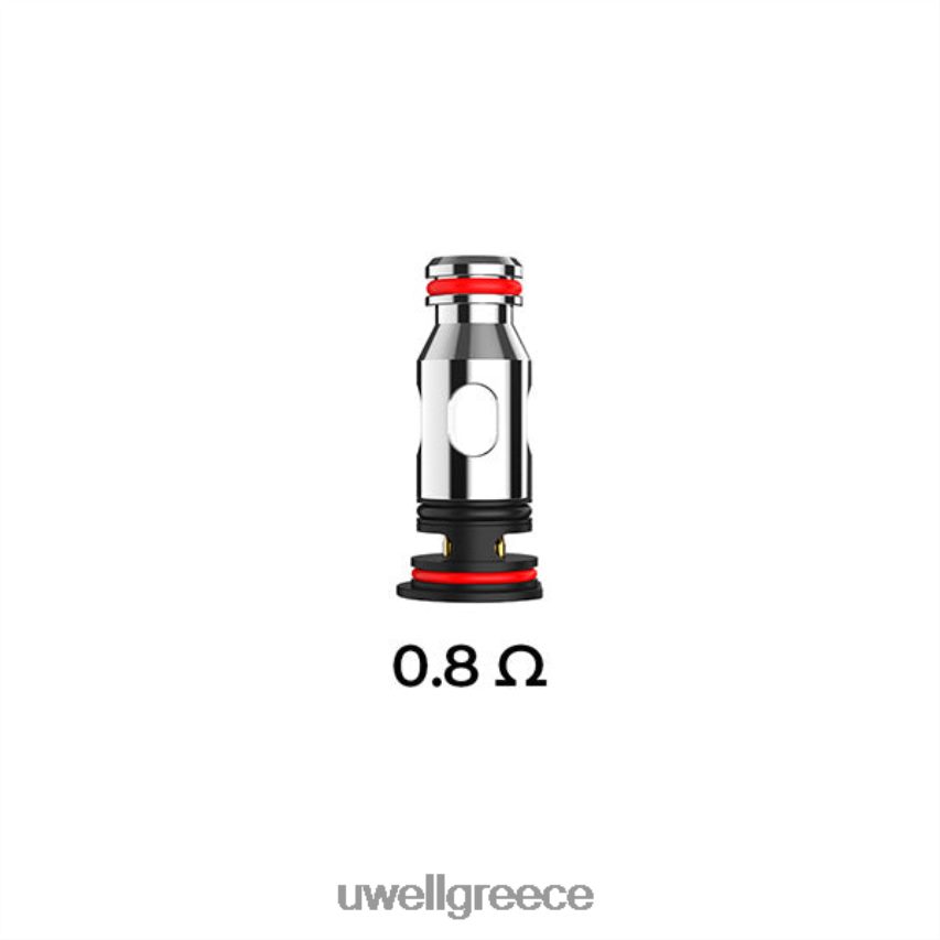 UWELL Athens - 4XVT2F83 UWELL PA ανταλλακτικά πηνία 08ohm (4-συσκευασία)