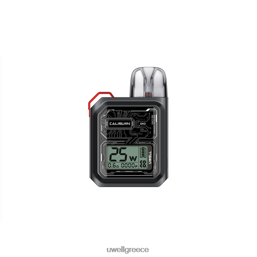 UWELL Disposable Vape - 4XVT2F170 UWELL CALIBURN GK3 σύστημα λοβών μαύρος