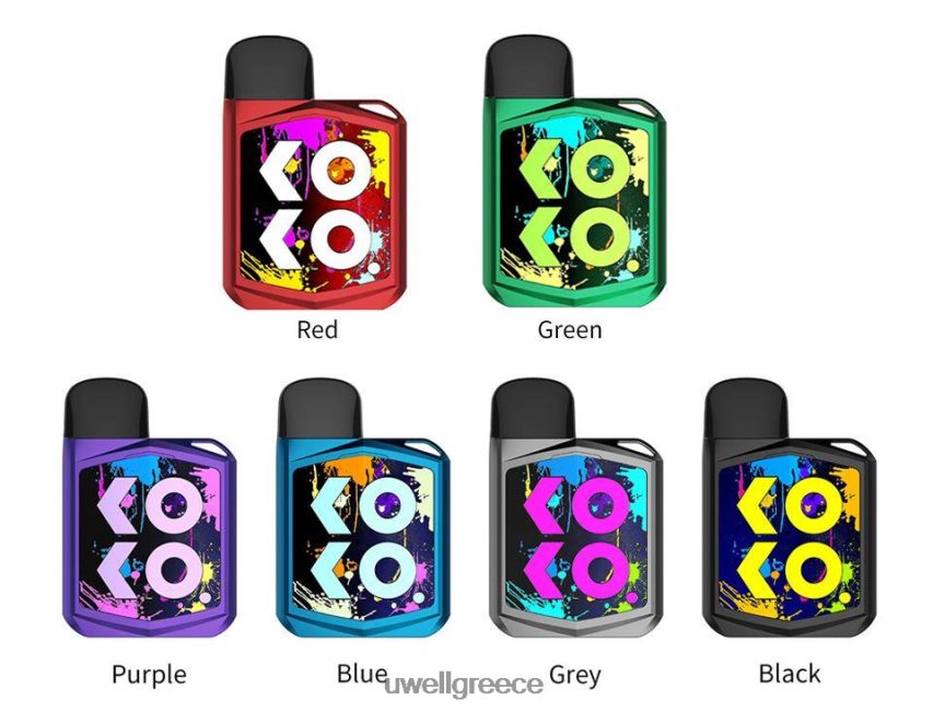 UWELL Disposable Vape - 4XVT2F180 UWELL CALIBURN KOKO PRIME κιτ pod 15w γκρί