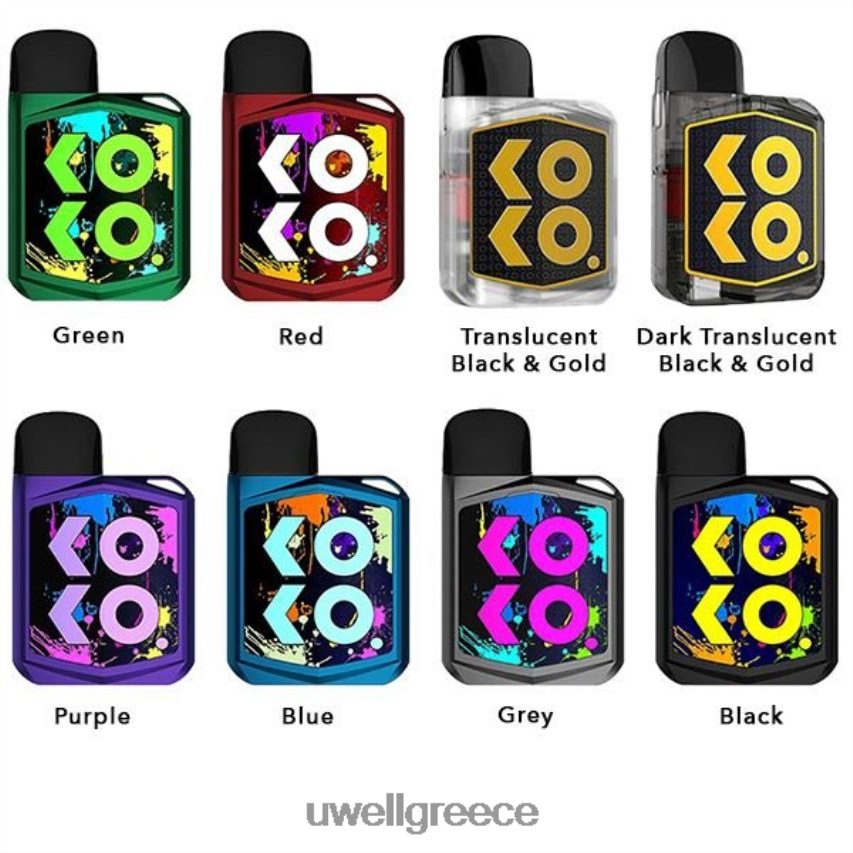 UWELL Disposable Vape - 4XVT2F180 UWELL CALIBURN KOKO PRIME κιτ pod 15w γκρί