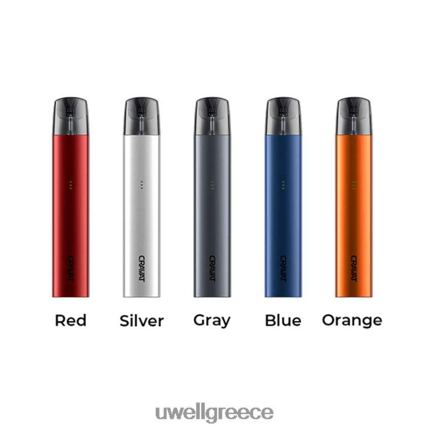 UWELL Disposable Vape - 4XVT2F80 UWELL CRAVAT σύστημα λοβών γκρί