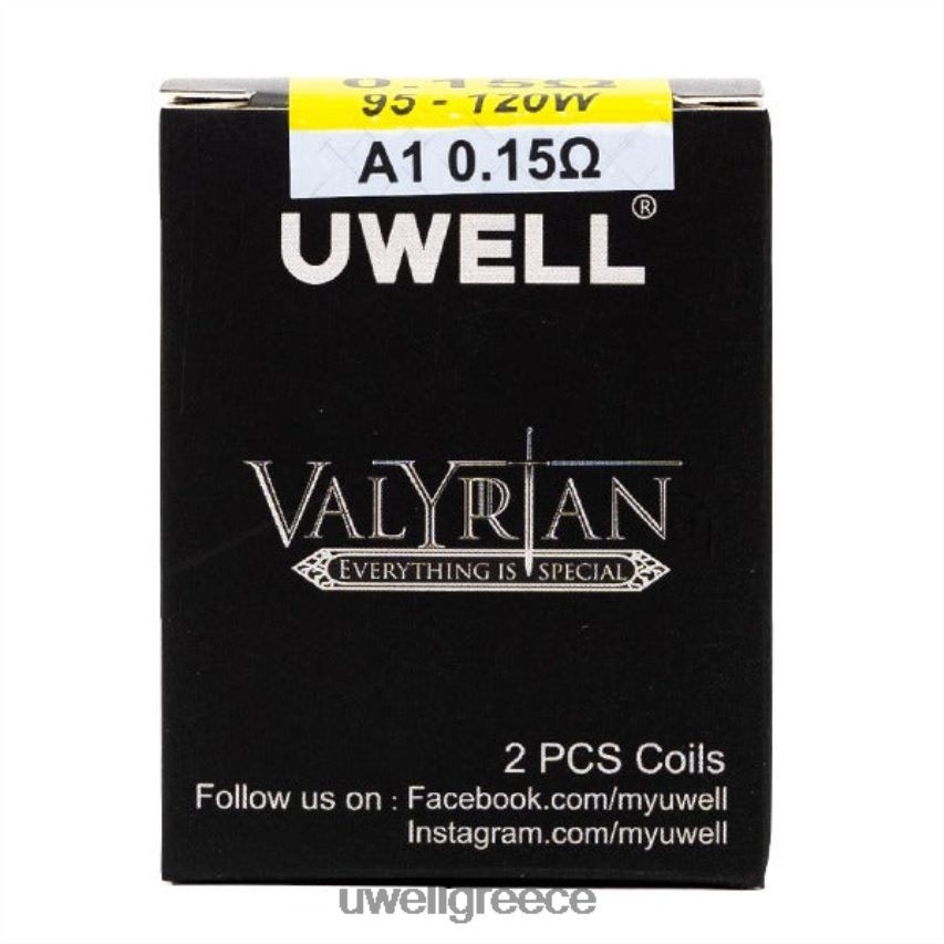 UWELL E Cigarette - 4XVT2F259 UWELL VALYRIAN ανταλλακτικό πηνίο (2-συσκευασία) a1 015 ohm