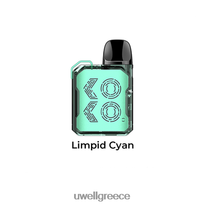 UWELL Greece - 4XVT2F101 UWELL CALIBURN GK2 κιτ λοβών διαυγής κυανός