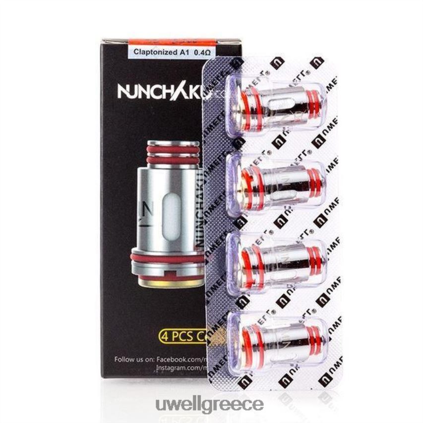 UWELL Greece - 4XVT2F261 UWELL NUNCHAKU πηνία (4-συσκευασία) 025 ohm
