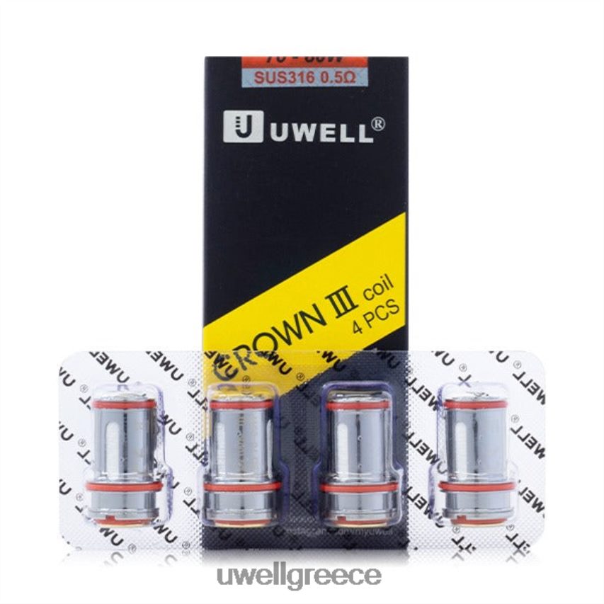 UWELL Greece - 4XVT2F91 UWELL CROWN 3 πηνία (4-συσκευασία) 025 ohm