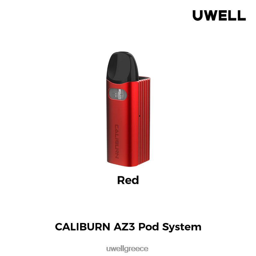 UWELL Vape Disposable - 4XVT2F147 UWELL CALIBURN AZ3 κιτ (σύστημα pod) το κόκκινο