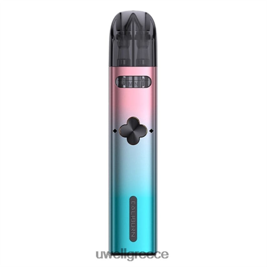 UWELL Vape Disposable - 4XVT2F167 UWELL CALIBURN EXPLORER κιτ (σύστημα pod) ροζ/κυανό