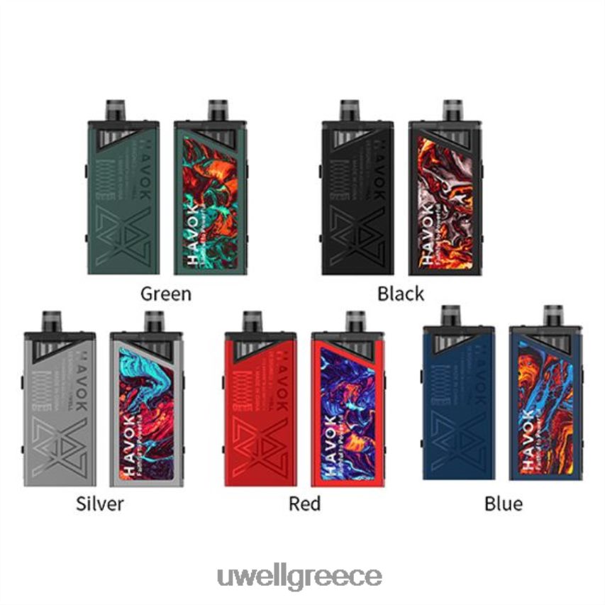 UWELL Vape Flavours - 4XVT2F186 UWELL HAVOK V1 κιτ 65w μπλε