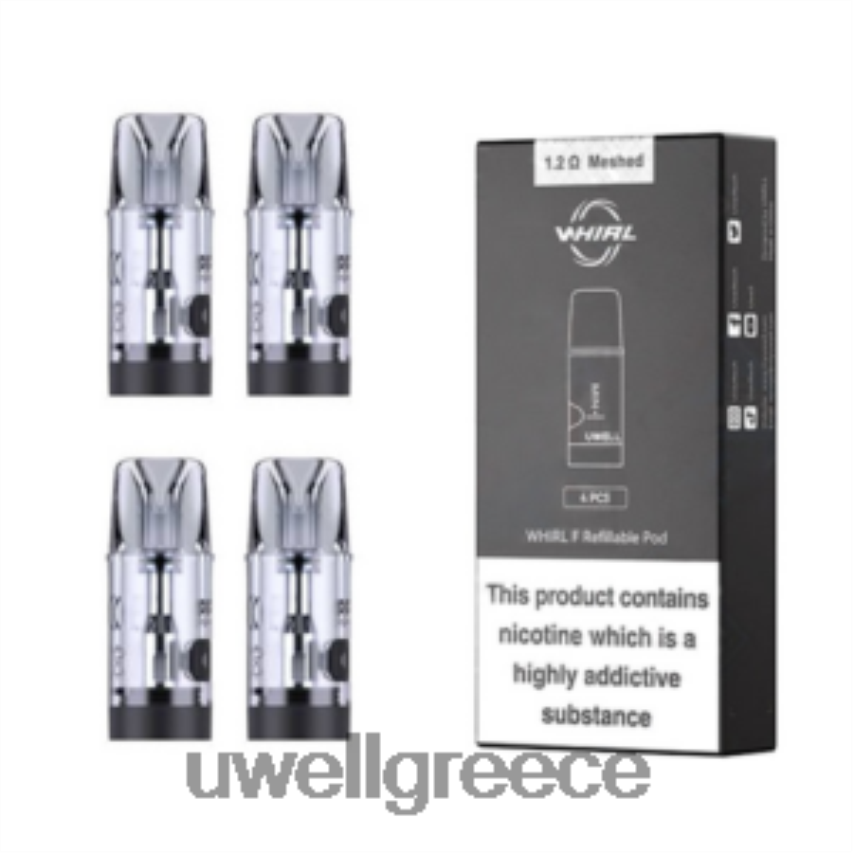 UWELL Vape For Sale - 4XVT2F198 UWELL WHIRL F λοβοί (συσκευασία 4) 12 ohm