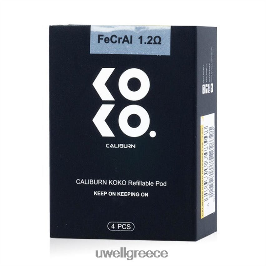 UWELL Vape Price - 4XVT2F95 UWELL CALIBURN KOKO λοβοί (συσκευασία 4) 12 ohm