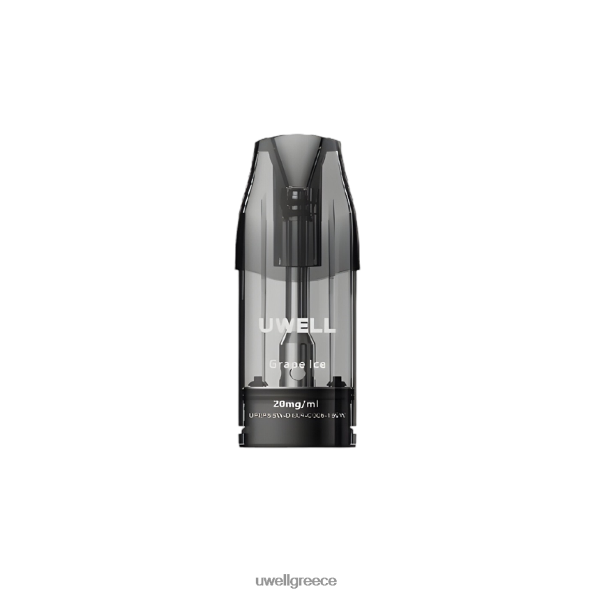UWELL Vapes - 4XVT2F344 UWELL DQ600 προγεμισμένες γεύσεις λοβό μιας χρήσης πάγος σταφυλιού