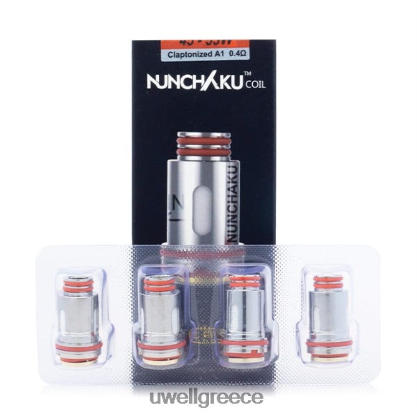 UWELL Ελλάδα - 4XVT2F262 UWELL NUNCHAKU πηνία (4-συσκευασία) 04 ohm