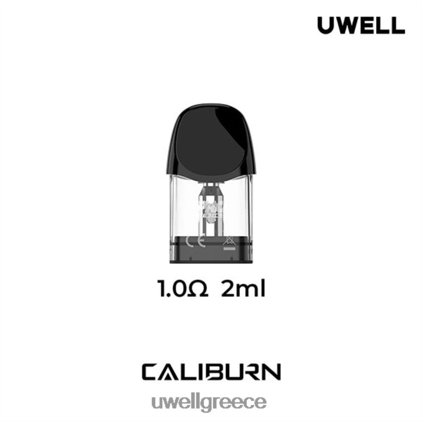 UWELL Vape For Sale - 4XVT2F18 UWELL CALIBURN A3 ανταλλακτικά δοχεία | 4-συσκευασία 1,0 ohm