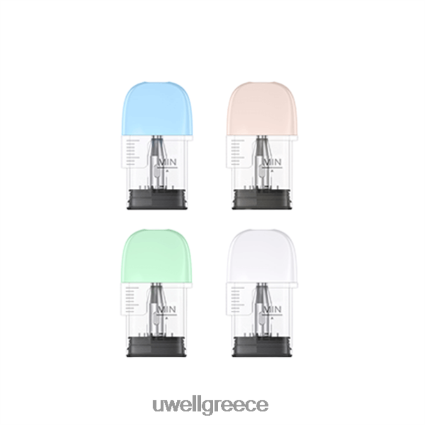 UWELL Vapes - 4XVT2F84 UWELL POPREEL P1 ανταλλακτικό κάλυμμα (συσκευασία 4) 1,2 ohm
